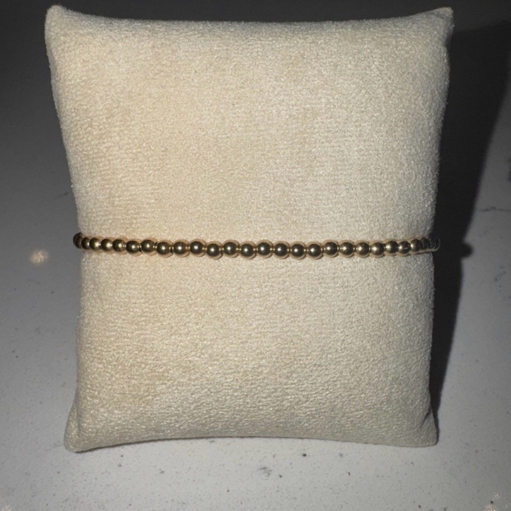 Pre-Owned Mejuri Bold Spheres Bracelet 14k Yellow Gold - Picture 2 of 7